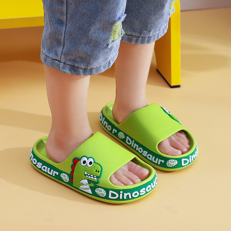 Chinelo Infantil Anti-Derrapante Dino Crocks